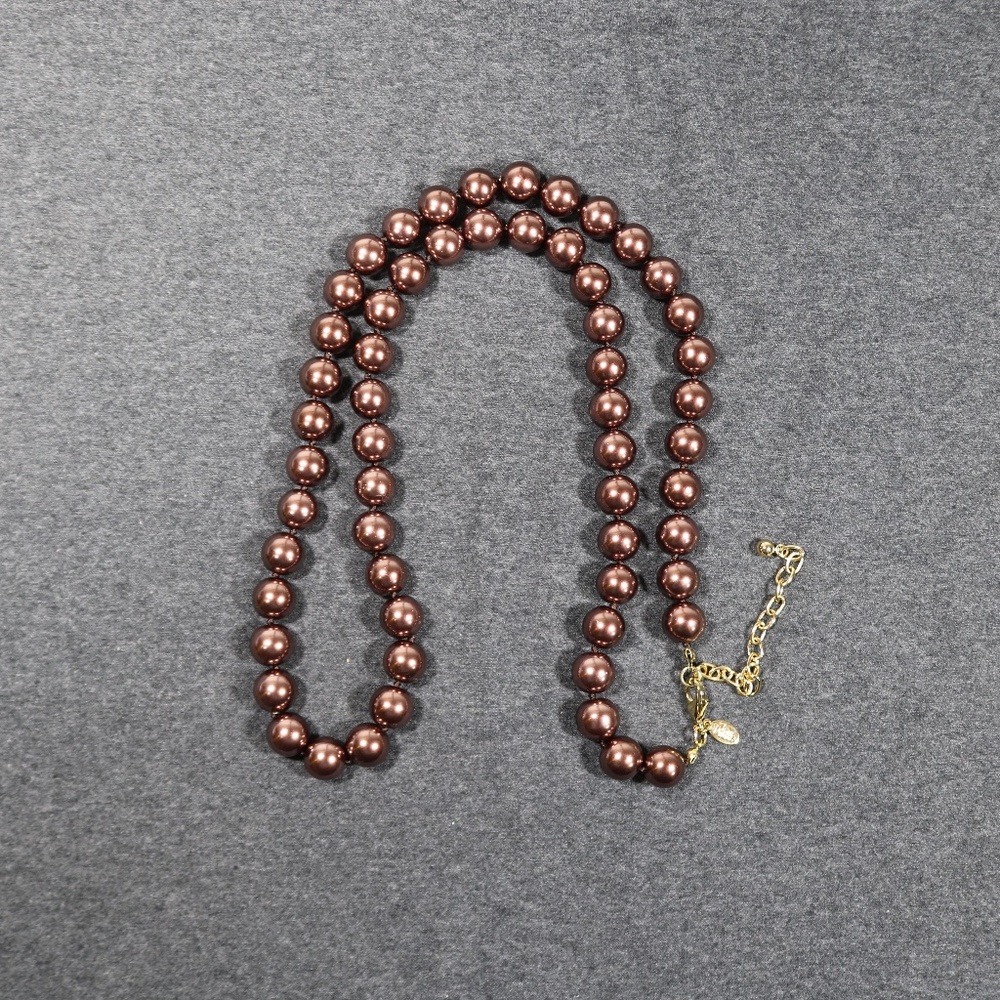 costume jewelry joan rivers faux glass pearl Necklace